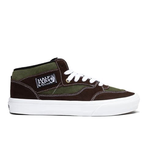 Vans Skate Half Cab 92 Vcu Dark Brownwhite Kcdc Skateshop