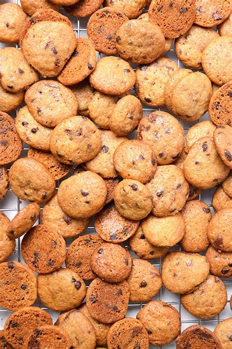 Famous Amos Style Mini Chocolate Chip Cookies Recipe Cookies