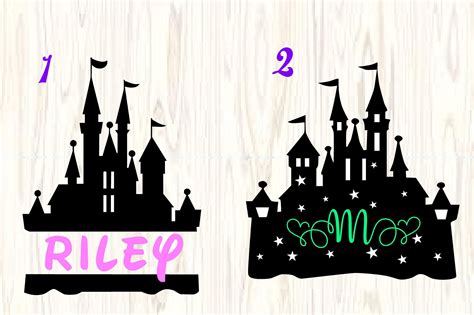 Disney Castle Decalsvinyl Decalkids Room Yeti Decal Glass Etsy