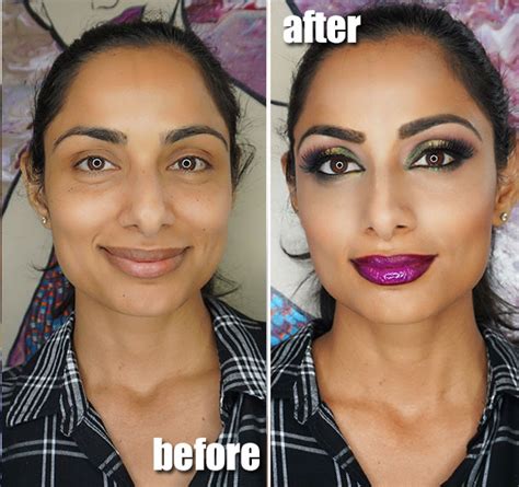 Indian Bridal Makeup Before And After