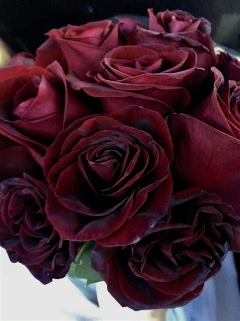 Black Magic Rose Bouquet I Had Specially Made For Me Rose Bridal