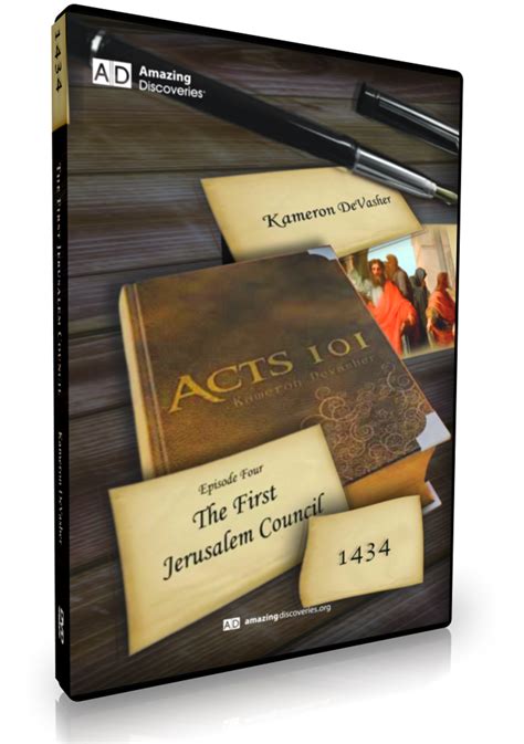 Devasher 1434 The First Jerusalem Council Acts 101 Dvd Amazing