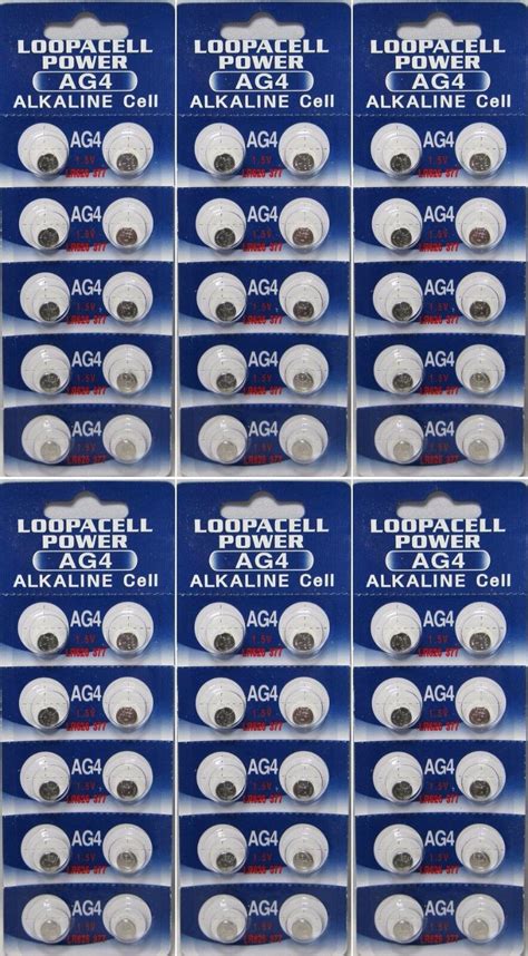 Loopacell Ag Button Cell Coin Alkaline Batteries Ebay