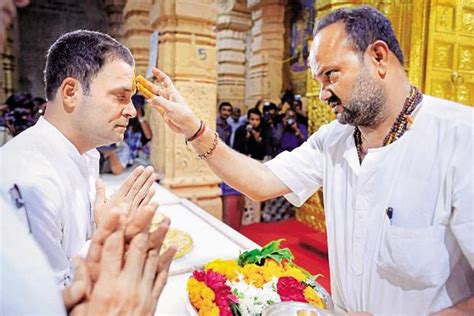 Rahul Gandhi On Gujarat Visit Offers Prayers At Somnath Temple