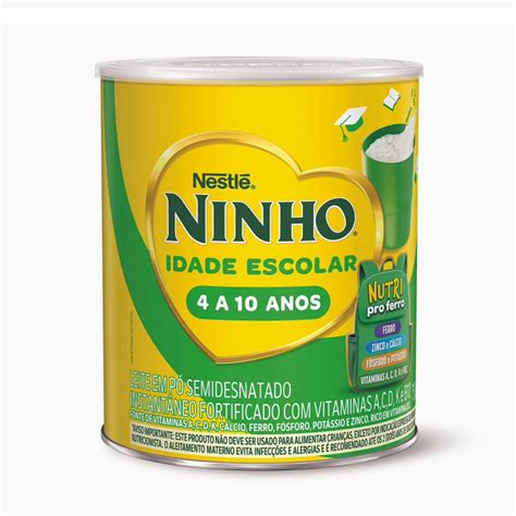 Ninho Fases 4 A 10 Anos - Ninho Idade Escolar 4 a 10 anos (750 gramas) | Shopee Brasil