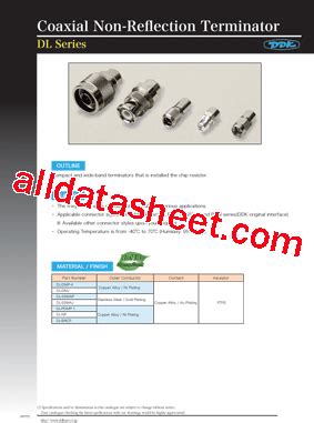 DL DMJ Datasheet PDF DDK Ltd