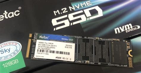 SSD M 2 2280 NVMe PCIe 128GB Netac N930E Pro Gen3x4