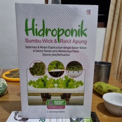 Jual Buku Hidroponik Sumbu Wick Dan Rakit Apung Full Colour Shopee