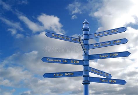 Worldwide Travel Destinations Stock Photo - Image of signpost, opportunity: 5267920