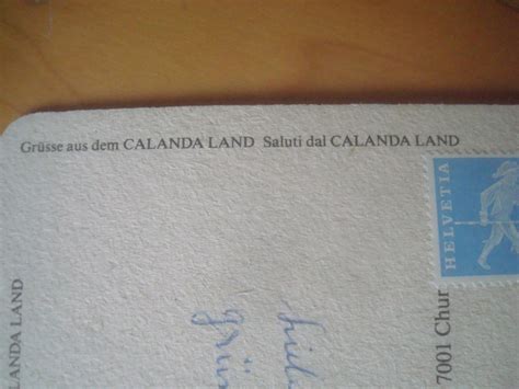 Calanda Land Sch Ner Beleg Stempel Ab Nur Rp Kaufen Auf Ricardo