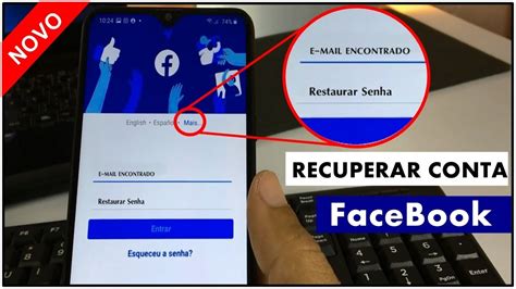 Como RECUPERAR CONTA DO FACEBOOK Pelo CELULAR Ou PC Sem Ter E Mail