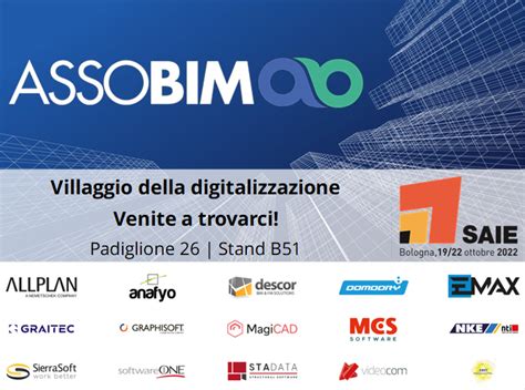 ASSOBIM A SAIE Bologna 2022 Con Il Villaggio Della Digitalizzazione