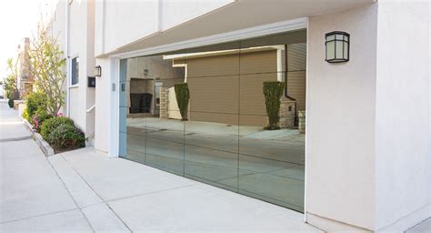 Frameless Glass Garage Doors Model 8450