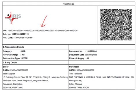 Irn Invoice Reference Number E Invoicing Under Gst