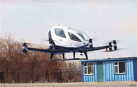 EHang Chinese Drone Carrying Passenger