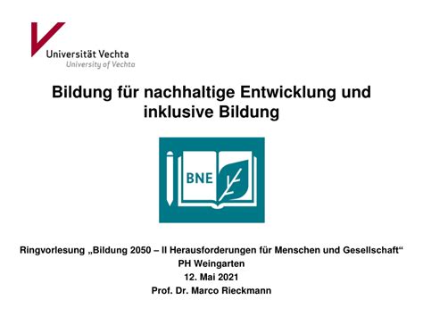 PDF Bildung für nachhaltige Entwicklung und inklusive Bildung