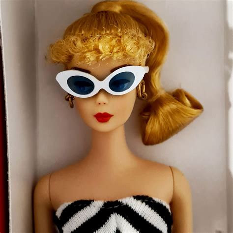 Barbie Collector Black White Bathing Suit Cfg04 Produto Vintage E