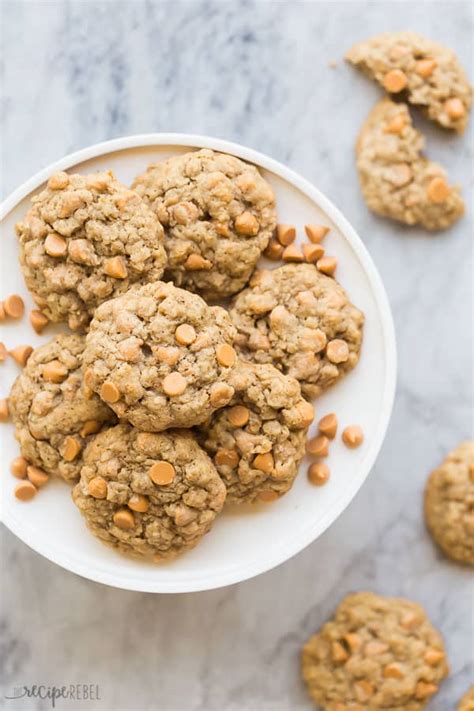 Oatmeal Butterscotch Cookies Recipe The Recipe Rebel