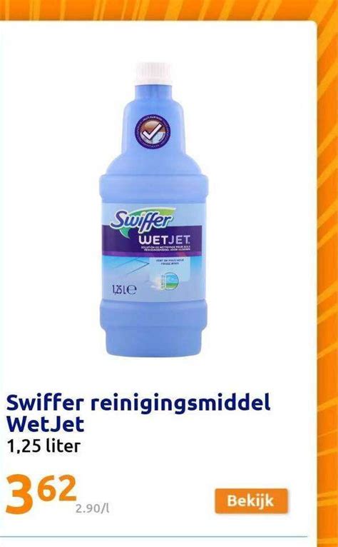 Swiffer Reinigingsmiddel Wetjet Aanbieding Bij Action