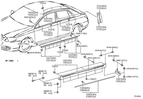 Rocker Panel Molding Clip 75867 30110 Autoparts Toyota