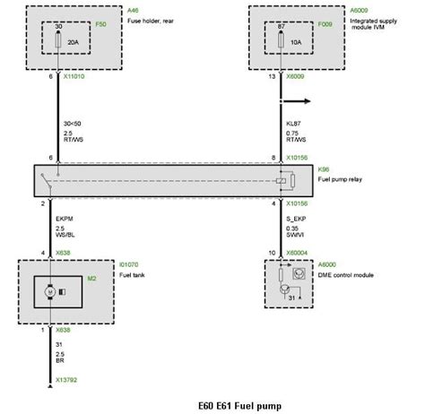 Bwm E Fuel Pump Relay Location Wiring Diagram Justanswer