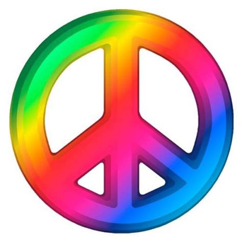 Rainbow Colored Peace Sign Cornhole Board Game Vinyl Graphic Etsy