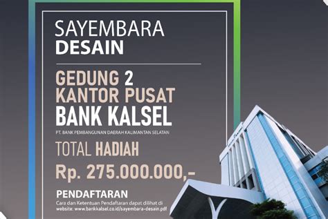 Bank Kalsel Gelar Sayembara Desain Gedung 2 Kantor Pusat Republika Online