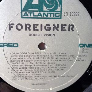 Foreigner Double Vision Vintage Vinyl Record 1978 Etsy