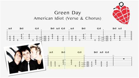 Green Day American Idiot Guitar Tabs Youtube