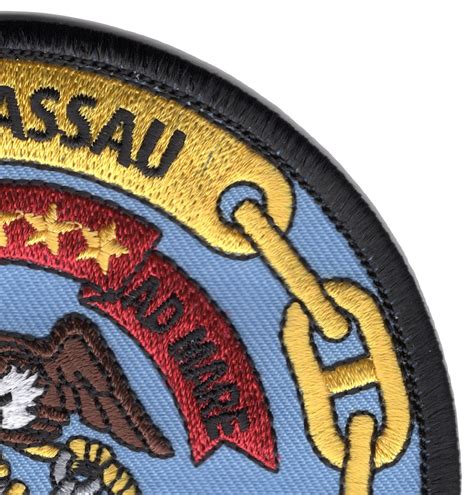 USS Nassau LHA-4 Amphibious Assault Ship Patch | Amphibious Ship ...