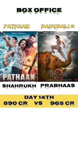 Pathaan Vs Bahubali Box Office Collection Viral Ytshorts Newshorts