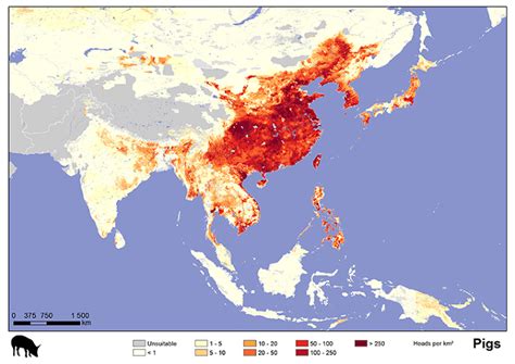 A Massive Global Map Of Where All The Cattle Pigs And Other Livestock