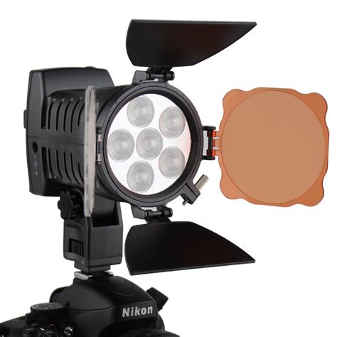 LED Spotlight Video Light Mount on Camera lighting 3000 6000K For ...