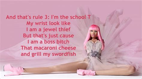 Remix Boss Ass Bitch Nicki Minaj Lyrics Youtube