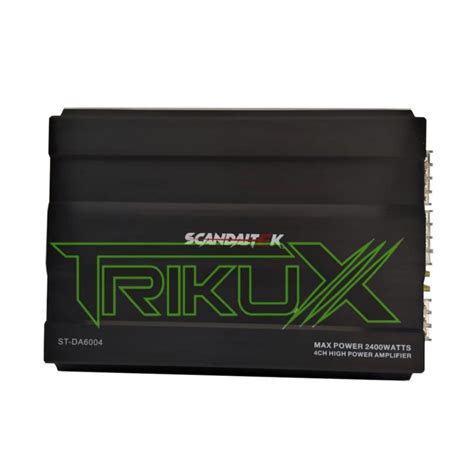 AMPLIFICADOR SCANDALTEK 4CH ST DA6004 Trikux Audio