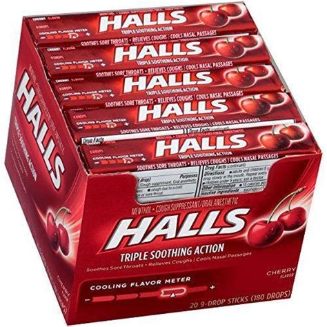 Halls Cough Drops Cherry 20 Rolls X 9 Each Online Kaufen Ebay