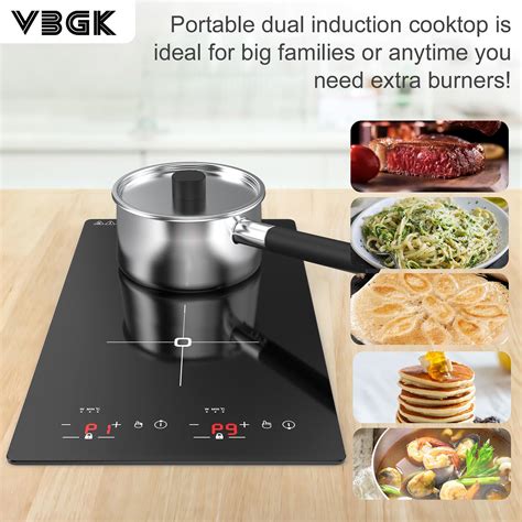 Snapklik Vbgk Double Induction Cooktop W V Portable