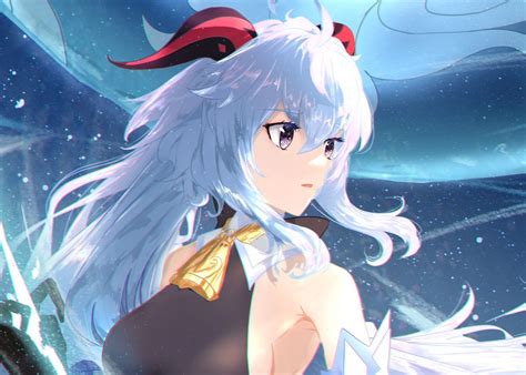 甘雨 かんう 原神 「甘雨ちゃん描きました Genshinimpact 原神 Ganyu」 みるぽわのイラスト