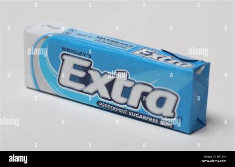 Wrigley S Extra Peppermint Sugarfree Chewing Gum Stock Photo Alamy