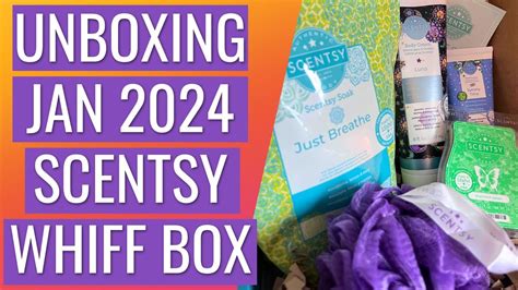 Scentsy Whiff Box January Unboxing Youtube