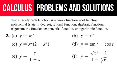 Classify Each Function As A Power Function Root Function