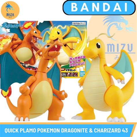 Jual Pokemon Quick PLAMO DRAGONITE CHARIZARD Pokepla 43 BANDAI