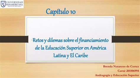 Capitulo 10 Retos y dilemas sobre el financiamiento de la Educación