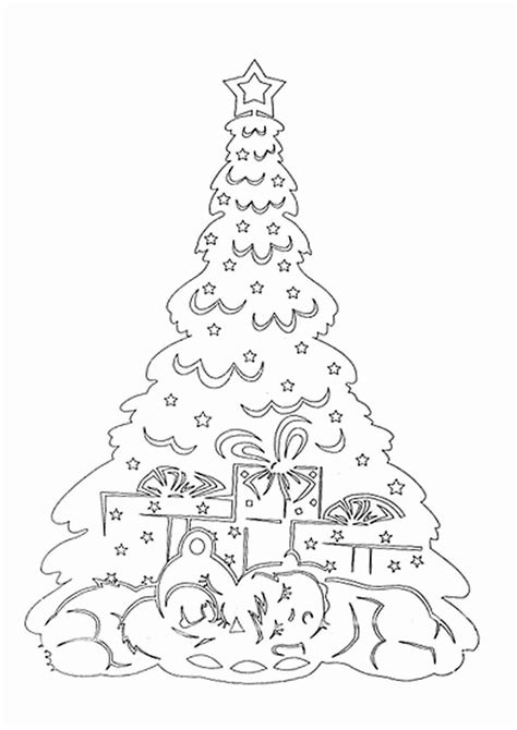 Рисунок елочка на окно трафарет (ФОТО) - detskieru.ru