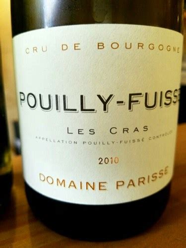 Domaine Parisse Pouilly Fuissé Les Cras Vivino US