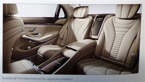 W222 Mercedes Benz S Class Brochure Leaked