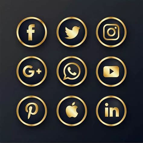 Rose Gold Highlights Instagram Icons Pack In Social Media Icons