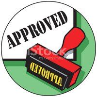 Approved Stamp Icon Stock Clipart Royalty Free FreeImages