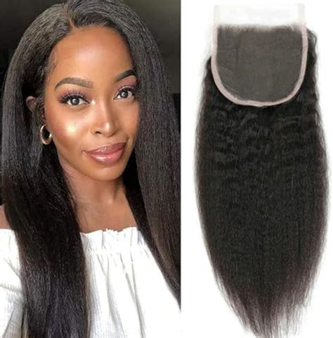 Amazon Olfory X Hd Lace Closure Kinky Straight Closure Human