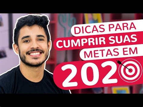 Dicas Para Cumprir Suas Metas Em Dica Proenem Youtube